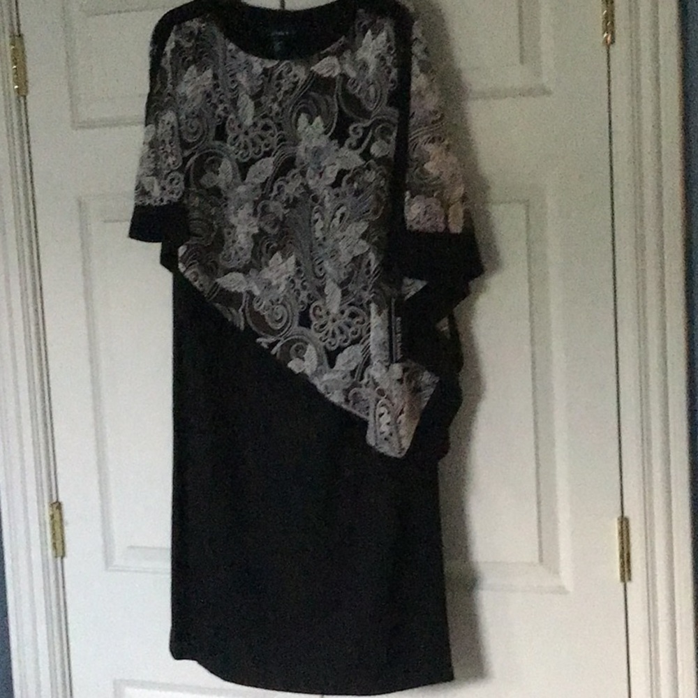 Dress with Lacey shawl